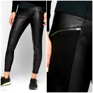 Athleta genuine leather leggings